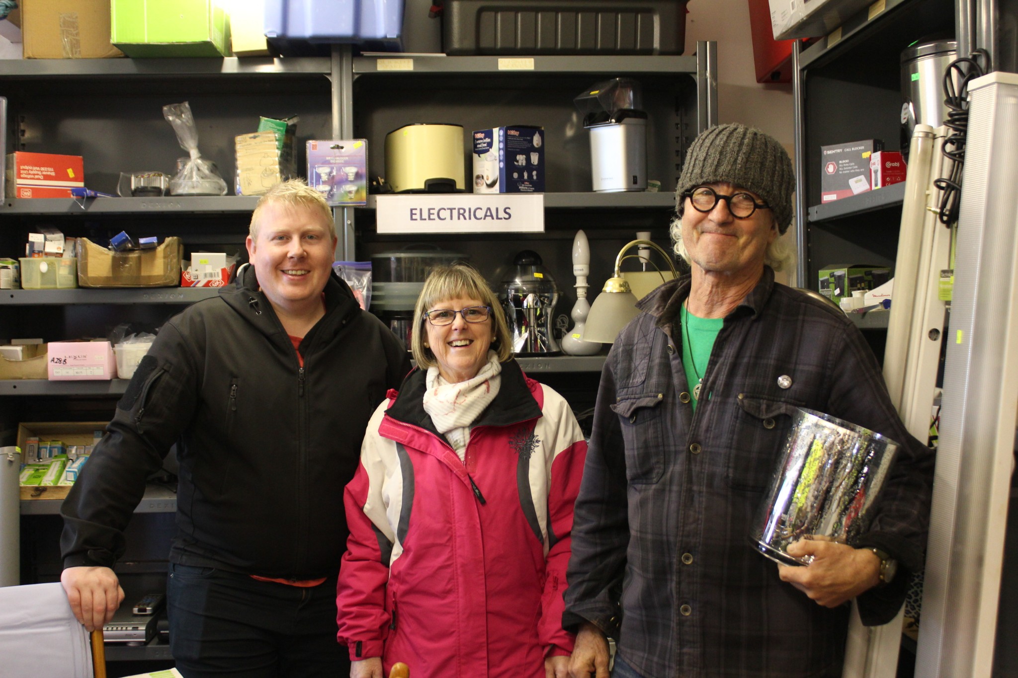 Volunteers in the Nesting Scrapstore