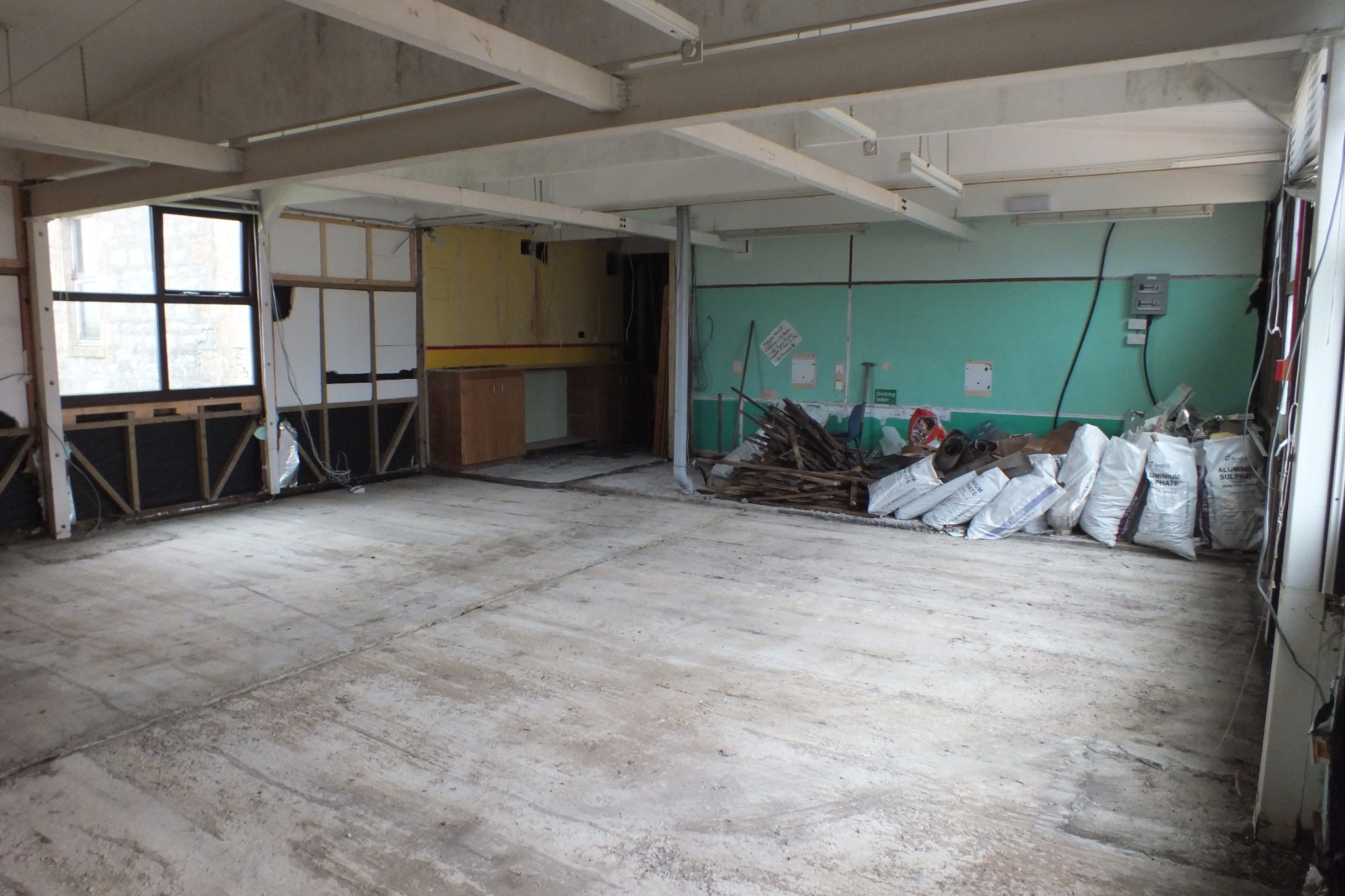 The future gym space before renovation