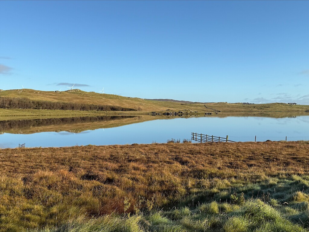 Benston Loch and the surrounding landscape