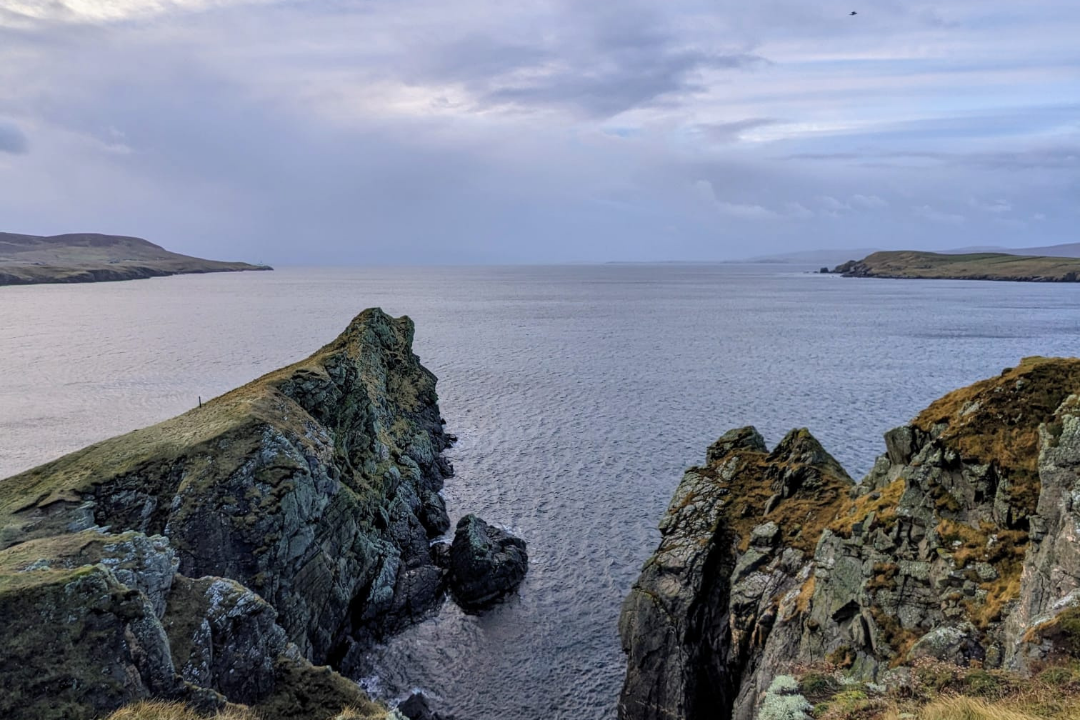 Shetland coastal landscape accompanying the Community Enterprise case study