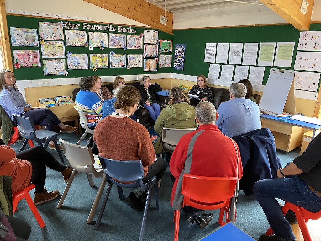 CDCN hosting community development groups from across Shetland at South Nesting Hall